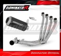 complete exhaust system with muffler DOMINATOR Full System GP BLACK fits to Honda CBR 650 R / EClutch 2024  2025 7