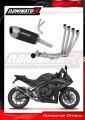 complete exhaust system with muffler DOMINATOR Full System S6 BLACK fits to Honda CBR 650 R / EClutch 2024  2025 5