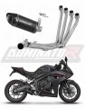 kompletny układ wydechowy z tłumikiem DOMINATOR Full System HP8 CZARNY pasujący do motocykla Honda CB 650 R / E-Clutch 2024 - 2025 6