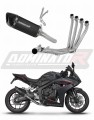 Honda CB 650 R / E-Clutch 2024 - 2025 Collector Manifold Full Exhaust System Muffler Auspuff Sportauspuff Silencer Echappement Silencieux Scarico Scarichi Escape Wydech Tłumik HP6 BLACK Dominator Exhaust System
