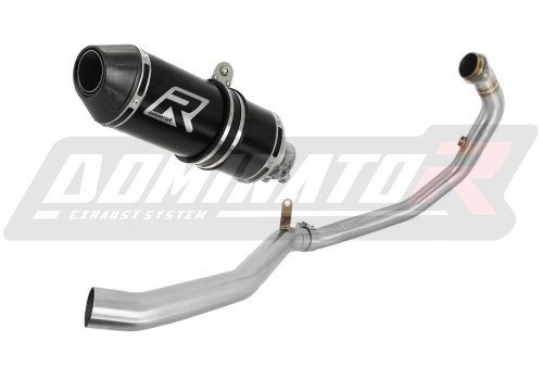 kompletny układ wydechowy z tłumikiem DOMINATOR Full System HP3 CZARNY pasujący do motocykla Husqvarna Vitpilen 401 2020 - 2023