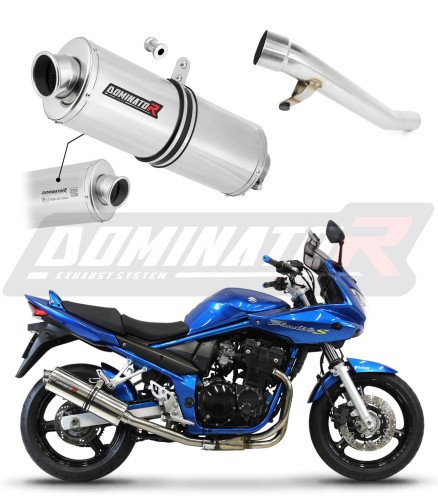 wydech tłumik DOMINATOR Homologowany Owalny pasujący do motocykla GSF 650 S BANDIT 2005 - 2006