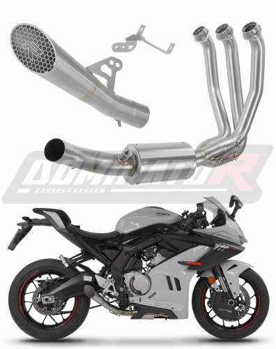 complete exhaust system with muffler DOMINATOR Full System GP3 fits to CF MOTO 675 SRR 2024  2026