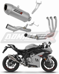 CF MOTO 675 SR-R 2024 - 2026 Full Exhaust System Collector Silencer S6 + dB killer