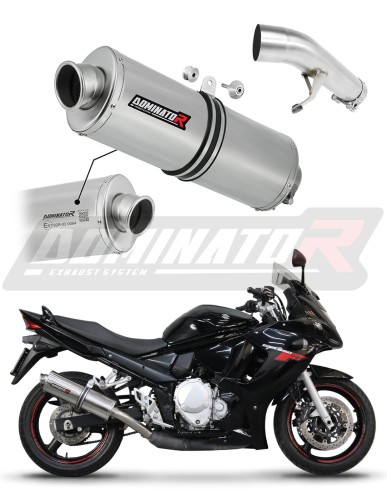 wydech tłumik DOMINATOR Homologowany Owalny pasujący do motocykla Suzuki GSXF 650 2007 - 2016