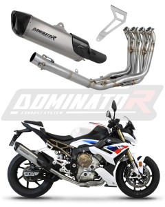 BMW S1000R 2021 - 2026 Full Exhaust System Collector Silencer Titanium HP6 + dB killer