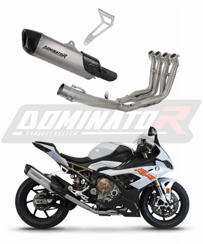 complete exhaust system with muffler DOMINATOR Full titanium System titanium HP6 fits to BMW M1000RR 2020  2024 5