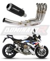 kompletny układ wydechowy z tłumikiem DOMINATOR Full System GP CZARNY pasujący do motocykla BMW S1000R 2021 - 2026