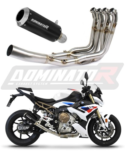 complete exhaust system with muffler DOMINATOR Full System GP BLACK fits to BMW S1000R 2021  2026