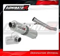 exhaust muffler DOMINATOR homologated road legal ROUND fits to Suzuki GSXF 600 1998  2006 3