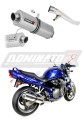 exhaust muffler DOMINATOR homologated road legal OVAL fits to GSF 600 BANDIT 2000  2004