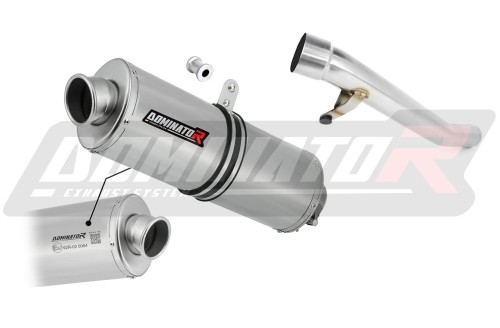 exhaust muffler DOMINATOR homologated road legal OVAL fits to GSF 1200 BANDIT 1996  2000 3