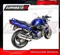 exhaust muffler DOMINATOR homologated road legal OVAL fits to GSF 1200 BANDIT 2001  2005 4