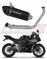 kompletny układ wydechowy z tłumikiem DOMINATOR Full System HP8 CZARNY pasujący do motocykla Yamaha YZF R125 2019 - 2020