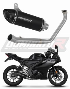 Yamaha YZF R125 2019 - 2020 Full Exhaust System Collector Silencer HP8 BLACK + dB killer