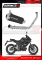 complete exhaust system with muffler DOMINATOR Full System OV G2 BLACK fits to Yamaha MT 125 2021  2024 2