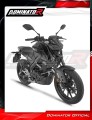 kompletny układ wydechowy z tłumikiem DOMINATOR Full System OV G2 CZARNY pasujący do motocykla Yamaha MT 125 2020  6