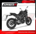 complete exhaust system with muffler DOMINATOR Full System HP8 BLACK fits to Yamaha MT 125 2020  4