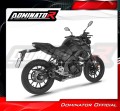 kompletny układ wydechowy z tłumikiem DOMINATOR Full System HP8 CZARNY pasujący do motocykla Yamaha MT 125 2024 - 2026 4