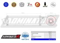 wydech tłumik DOMINATOR Homologowany ROUND pasujący do motocykla GSX 750 INAZUMA 1998 - 2003 5