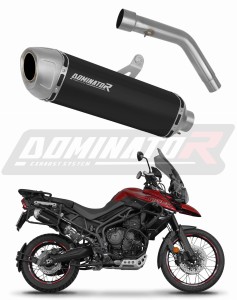 Triumph Tiger 800 XCA 2018 - 2020 Exhaust Silencer Muffler S6 BLACK + dB killer