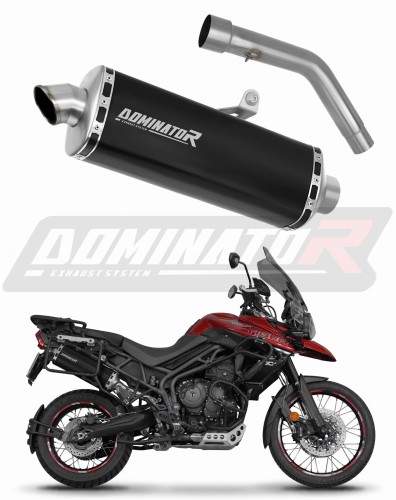 wydech tłumik DOMINATOR P7 CZARNY pasujący do motocykla Triumph Tiger 800 XCA 2018 - 2020