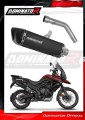 exhaust muffler DOMINATOR HP6 BLACK fits to Triumph Tiger 800 XCA 2018  2020 2