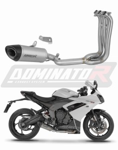 Triumph Daytona 660 2024 - 2026 Full Exhaust System Collector Silencer Titanium HP8 + dB killer