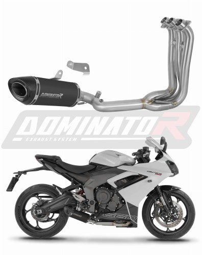 exhaust muffler DOMINATOR HP8 BLACK fits to Triumph Daytona 660 2024  2026