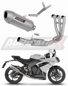 Triumph Daytona 660 2024 - 2026 Full Exhaust System Collector Silencer S6 + dB killer