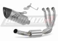 kompletny układ wydechowy z tłumikiem DOMINATOR Full System Tytanowy HP8 pasujący do motocykla CF MOTO 675 NK 2024 - 2026