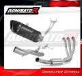 kompletny układ wydechowy z tłumikiem DOMINATOR Full System HP6 CZARNY pasujący do motocykla CF MOTO 675 NK 2024 - 2026 2