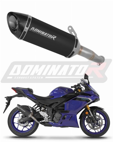 wydech tłumik DOMINATOR HP8 CZARNY pasujący do motocykla Yamaha YZF-R3 2025 - 2026