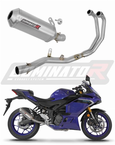 kompletny układ wydechowy z tłumikiem DOMINATOR Full System OV G2 pasujący do motocykla Yamaha YZF-R3 2025 - 2026