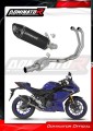 complete exhaust system with muffler DOMINATOR Full System HP8 BLACK fits to Yamaha YZFR3 2025  2026 2