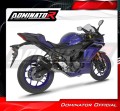 kompletny układ wydechowy z tłumikiem DOMINATOR Full System OV G2 CZARNY pasujący do motocykla Yamaha YZF-R3 2025 - 2026 4