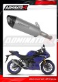 exhaust muffler DOMINATOR titanium HP8 fits to Yamaha YZFR3 2019  2024 2