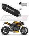 wydech tłumik DOMINATOR HP8 CZARNY pasujący do motocykla Triumph Speed Triple 1200 RS / RR 2021 - 2024