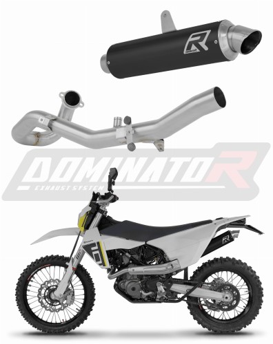 complete exhaust system with muffler DOMINATOR Full System GPF BLACK fits to Husqvarna 701 Enduro 2026