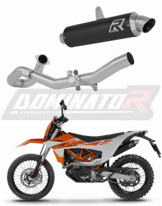KTM 690 Enduro R 2026 Full Exhaust System Collector Silencer GPF BLACK + dB killer