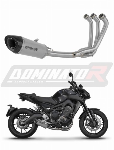 Yamaha MT-09 2017 - 2020 EXHAUST Collector Manifold Full System Muffler Auspuff Sportauspuff Silencer Echappement Silencieux Scarico Scarichi Escape Wydech Tłumik HP8 TYTAN Dominator Exhaust System X