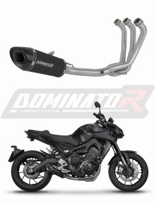 Yamaha MT-09 2017 - 2020 Full Exhaust System Collector Silencer HP8 BLACK + dB killer
