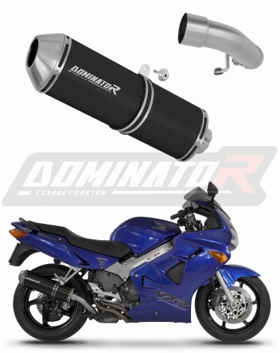 wydech tłumik DOMINATOR OVR CZARNY pasujący do motocykla Honda VFR 800 Fi 1998 - 2001