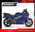 exhaust muffler DOMINATOR HP6 BLACK fits to Honda VFR 800 Fi 1998  2001 5