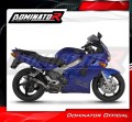 wydech tłumik DOMINATOR GP1 CZARNY pasujący do motocykla Honda VFR 800 Fi 1998 - 2001 5
