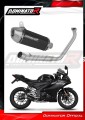 complete exhaust system with muffler DOMINATOR Full System S3 BLACK fits to Yamaha YZF R125 2019  2020 2