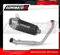 complete exhaust system with muffler DOMINATOR Full System S3 BLACK fits to Yamaha YZF R125 2019  2020 3