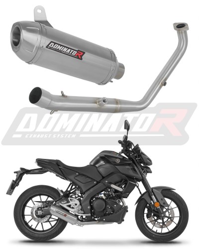 kompletny układ wydechowy z tłumikiem DOMINATOR Full System S3 pasujący do motocykla Yamaha MT 125 2024 - 2026