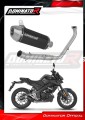 complete exhaust system with muffler DOMINATOR Full System S3 BLACK fits to Yamaha MT 125 2024  2026 2