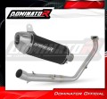 complete exhaust system with muffler DOMINATOR Full System S3 BLACK fits to Yamaha MT 125 2024  2026 3